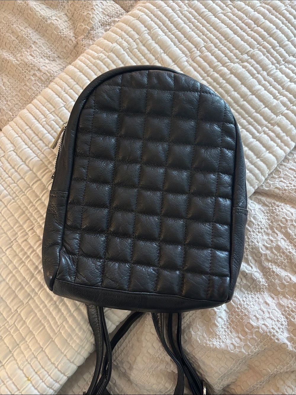 STILL mini quilted backpack